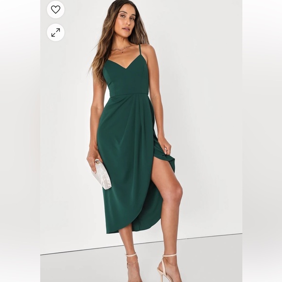 Lulus dress green size medium - Picture 3 of 9